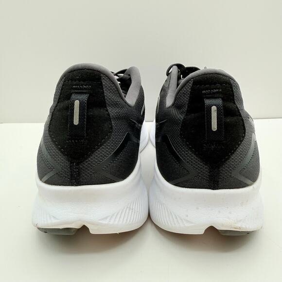 Saucony Ride 15 Mens Size 11 Black White Lace-Up Power Running Shoes S20729-05 - Picture 4 of 8